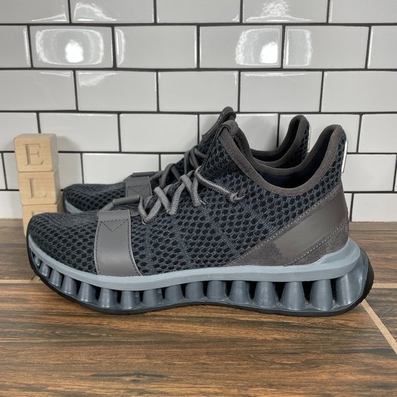 Z Zegna A-Maze Men's Size 10 Shoes Gray Black Techmerino Wool Vibram Sneaker - Picture 1 of 14